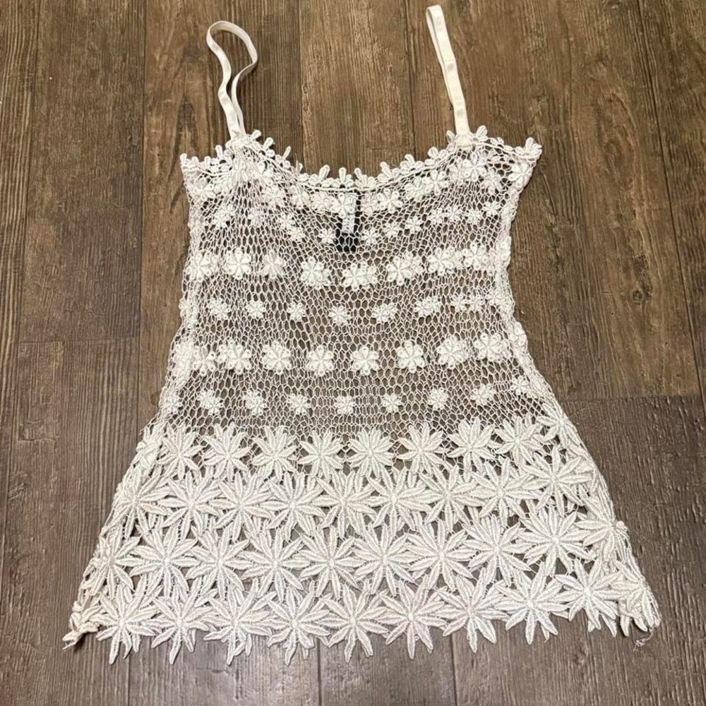 Y2K Forever 21 Lace Floral Festival Fairy Cottage Core Boho Soft Girl Feminine - Picture 6 of 8